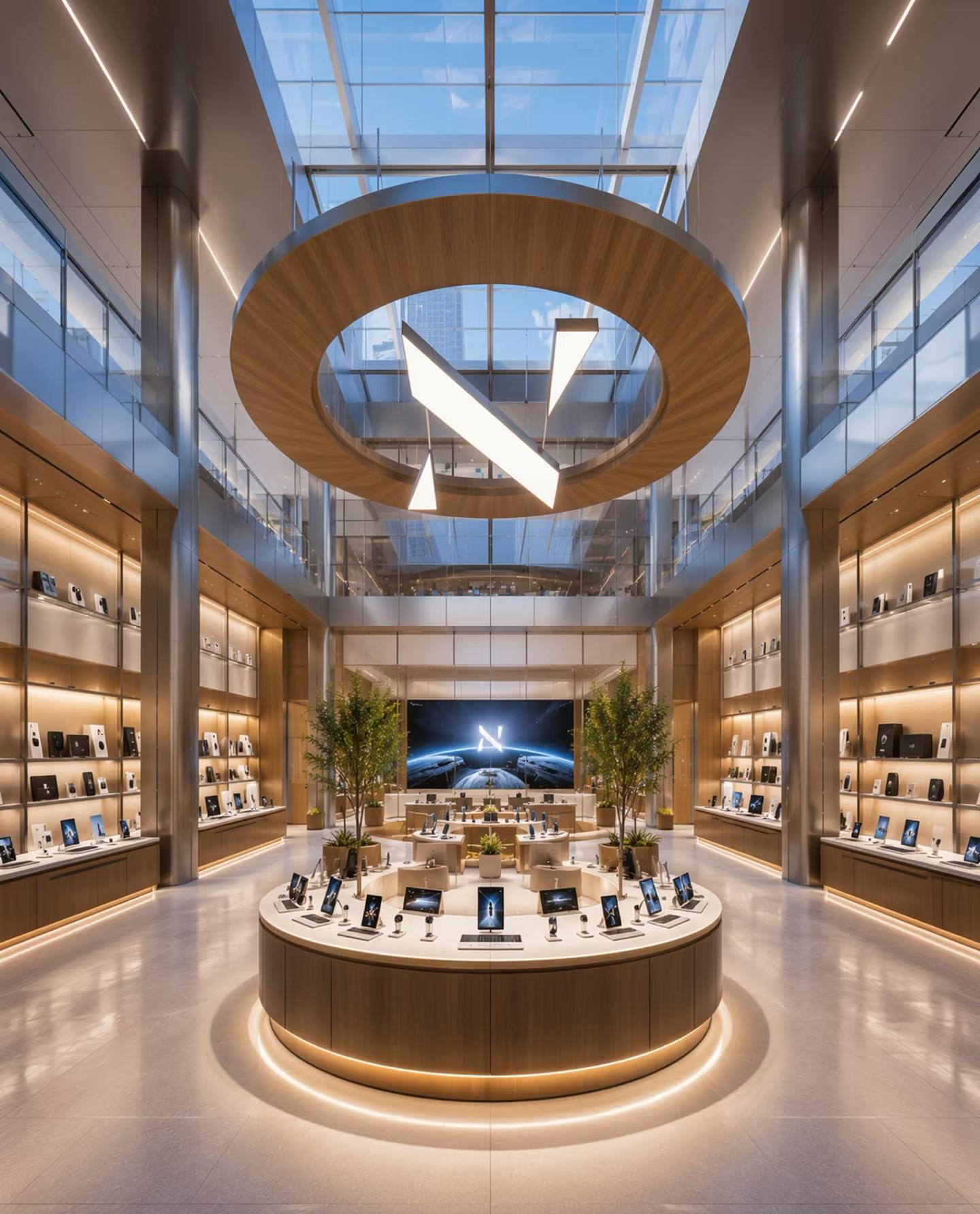 NEXBOUND科技体验店展示柜