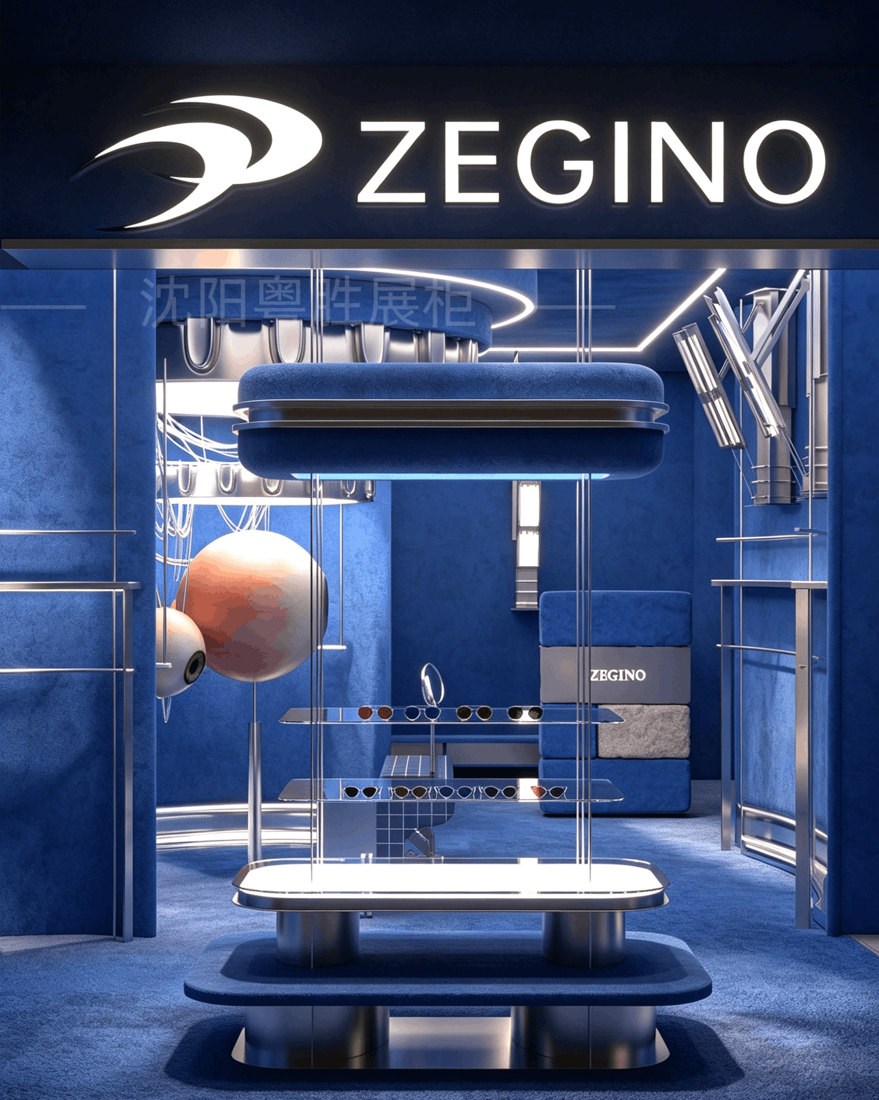 ZEGINO潮牌展示柜