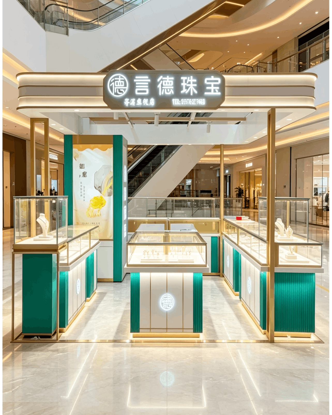 言德珠宝展示柜